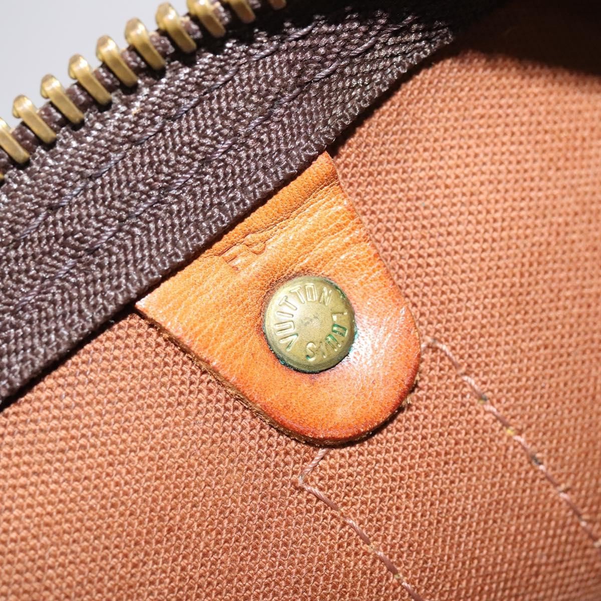 Louis Vuitton Keepall Monogram Canvas Brown Canvas Travel Bag Bag (Pre-Owned)