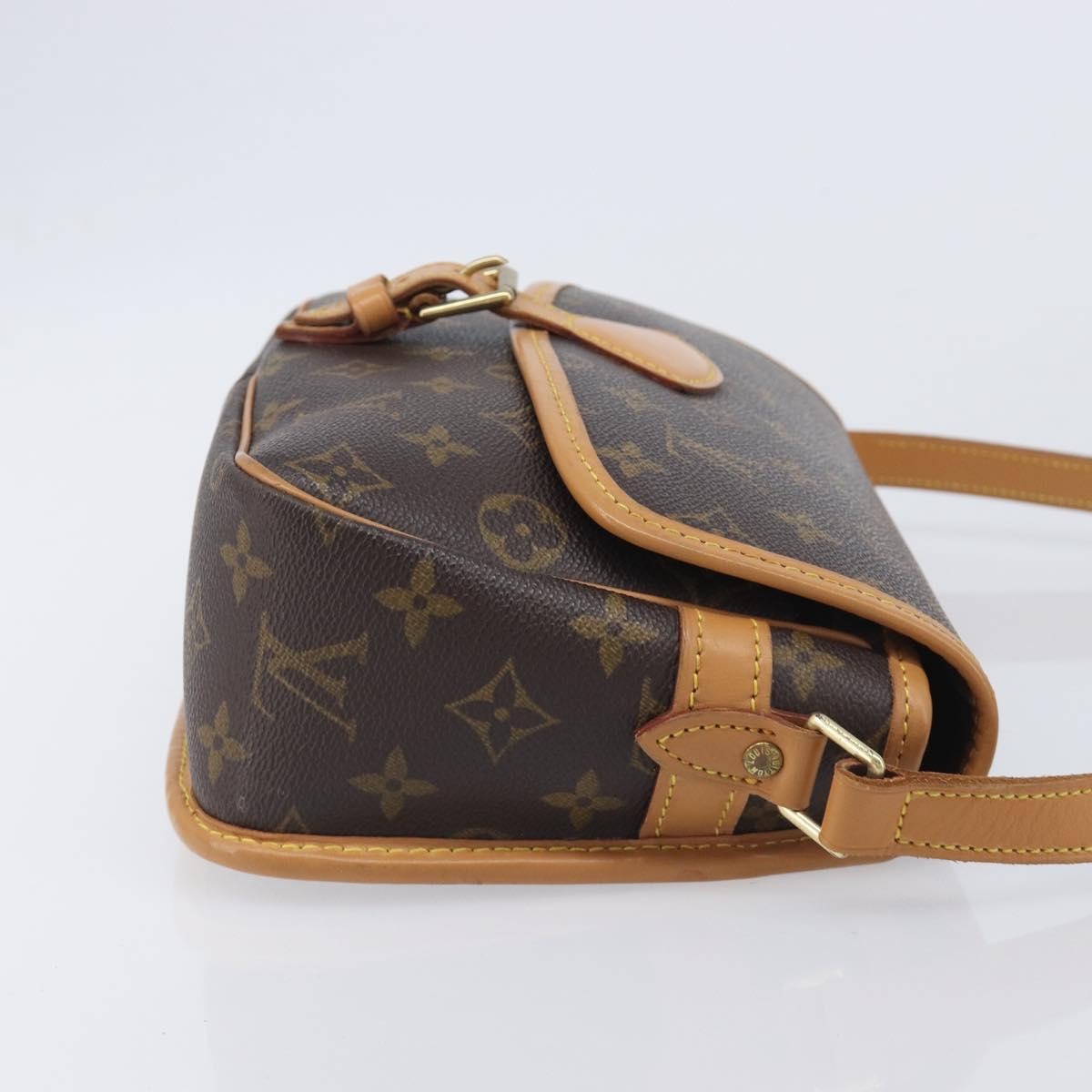 Louis Vuitton Sologne Monogram Canvas Brown Canvas Handbag (Pre-Owned)