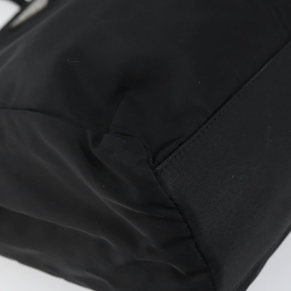 Prada Vintage Tote Nylon Black Nylon Tote Bag Bag (Pre-Owned)