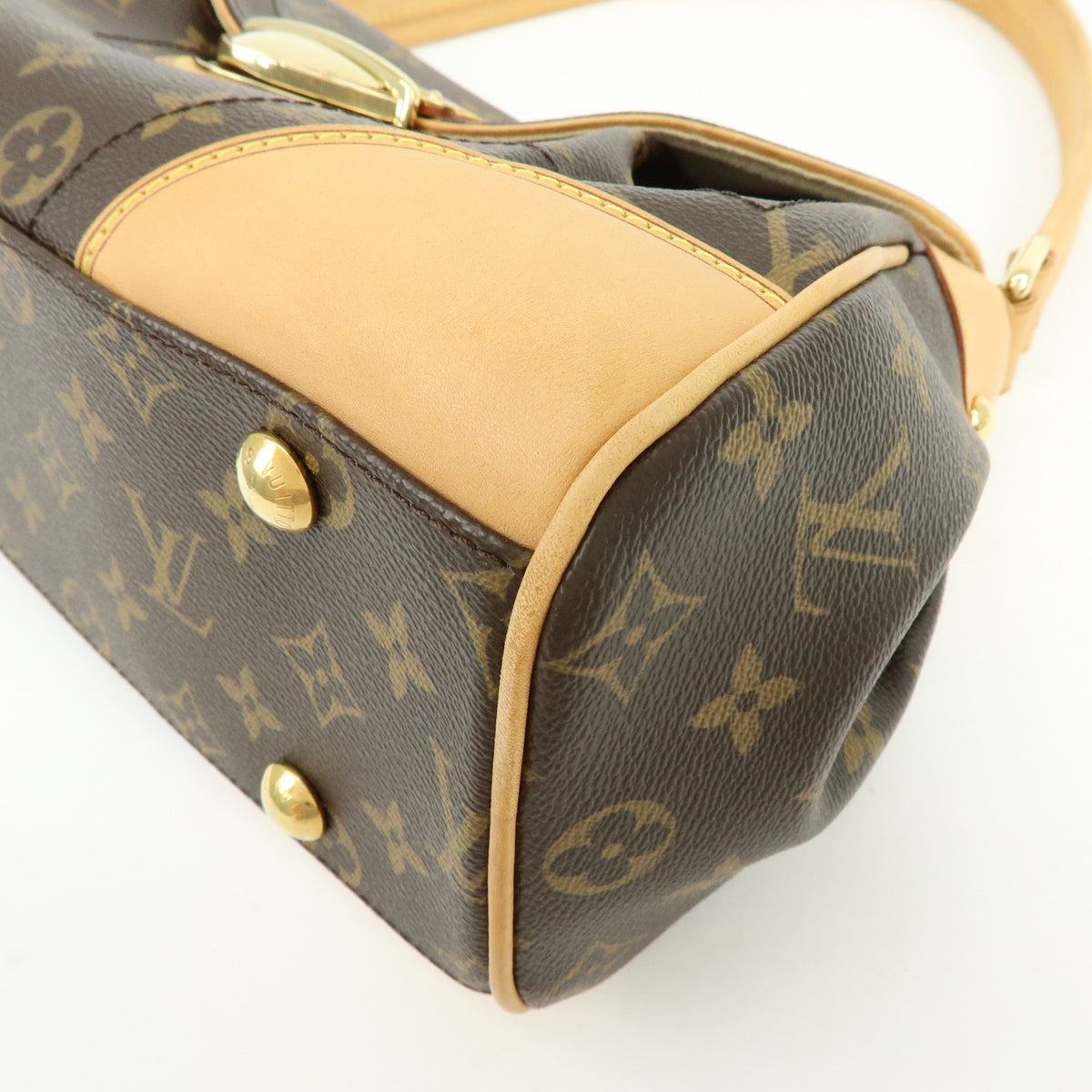 Louis Vuitton Beverly Monogram Canvas Brown Canvas Handbag (Pre-Owned)