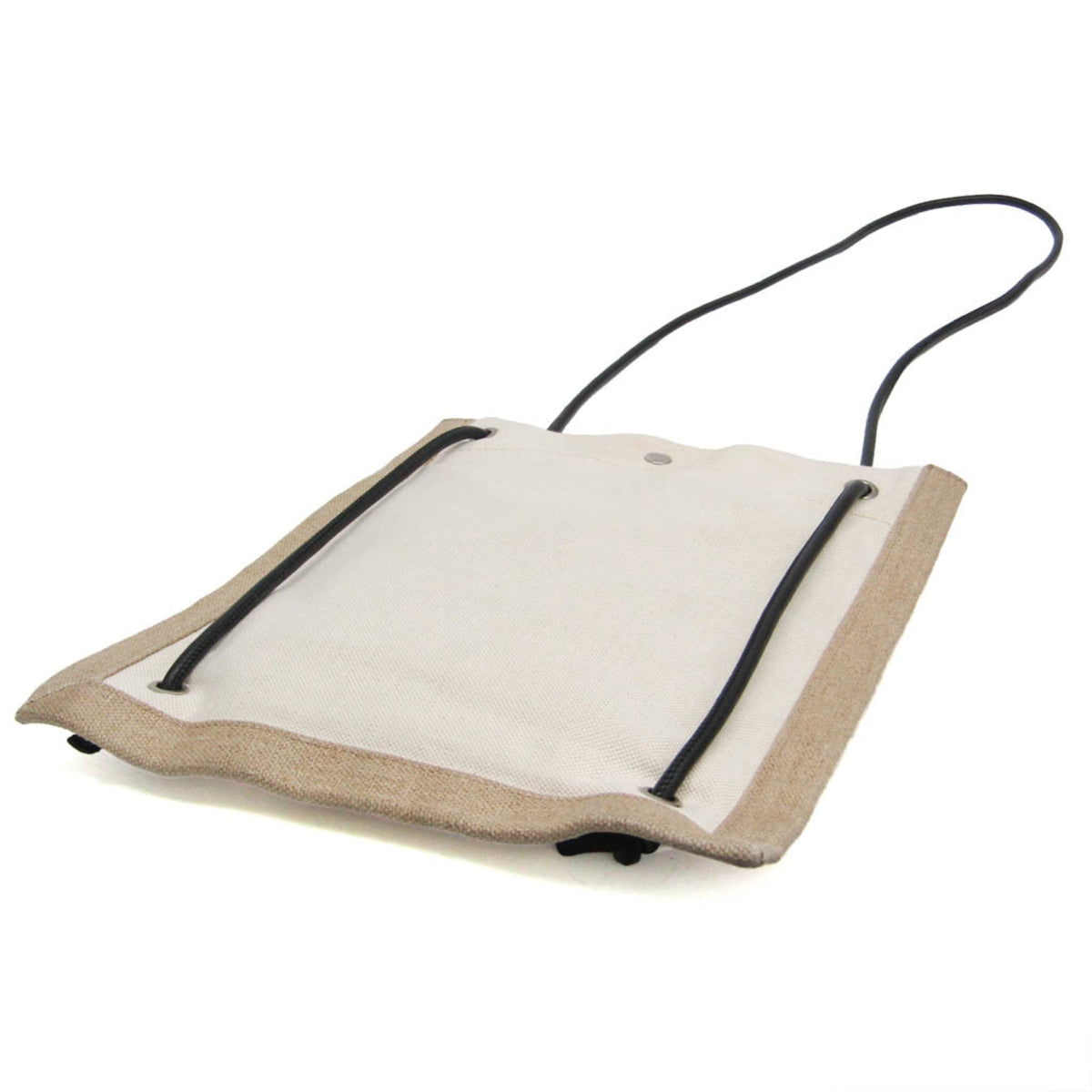 Saint Laurent Universite Flat Canvas Beige Canvas Crossbody Bag Bag (Pre-Owned)