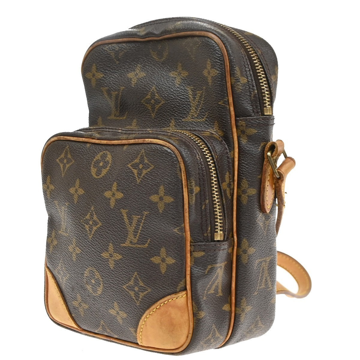 Louis Vuitton Amazone Monogram Canvas Brown Canvas Handbag (Pre-Owned)