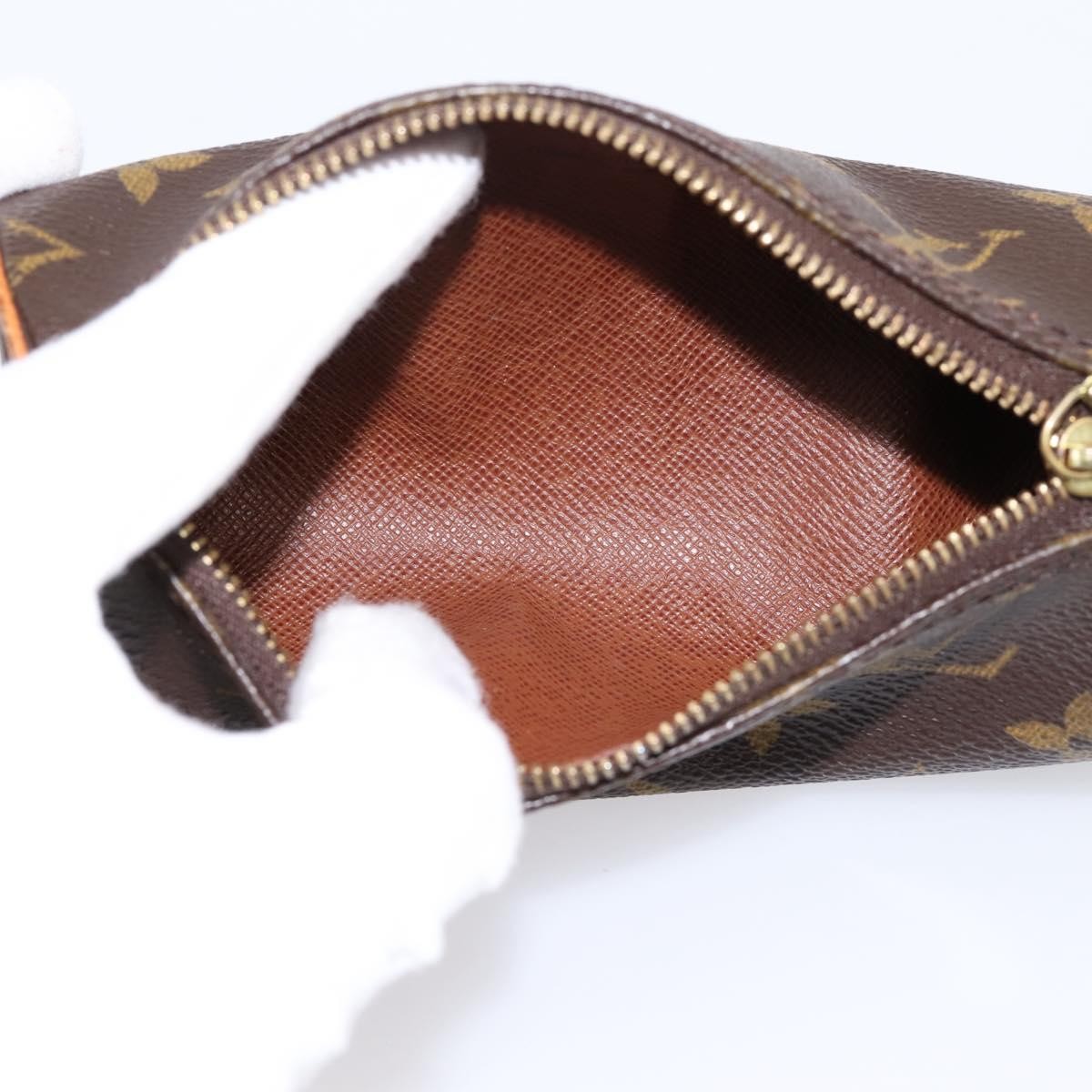 Louis Vuitton Papillon Pochette Monogram Canvas Brown Canvas Clutche & Pouche Bag (Pre-Owned)
