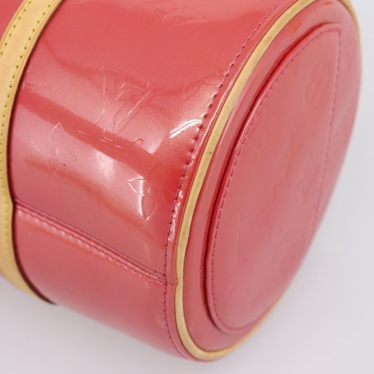 Louis Vuitton Bedford Monogram Vernis Pink Patent_Leather Handbag (Pre-Owned)
