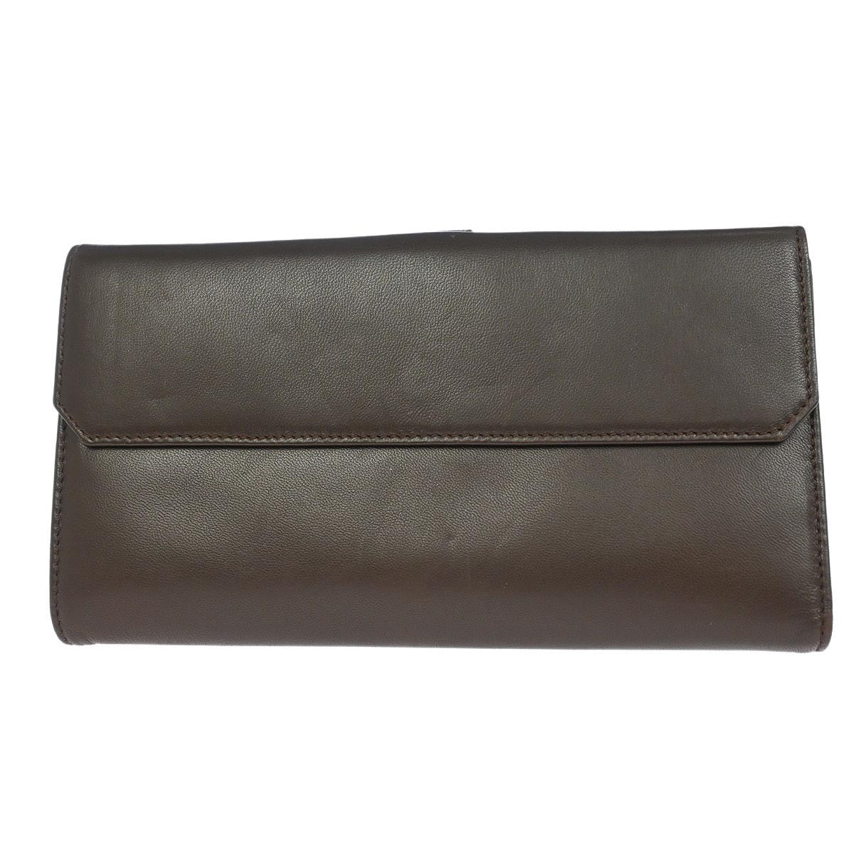 Loewe Anagram Leather Brown Leather Wallets Accessory (Pre-Owned)