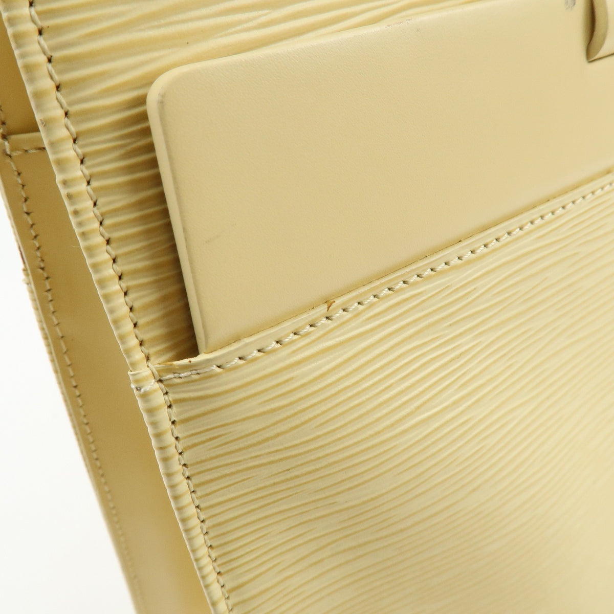 Louis Vuitton Croisette Epi Leather Yellow Leather Tote Bag Bag (Pre-Owned)