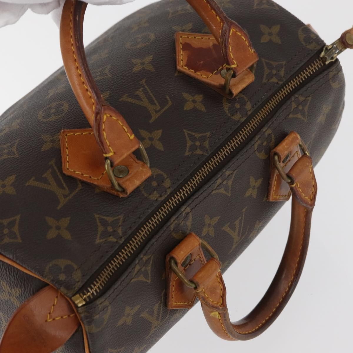Louis Vuitton Speedy Monogram Canvas Brown Canvas Handbag (Pre-Owned)