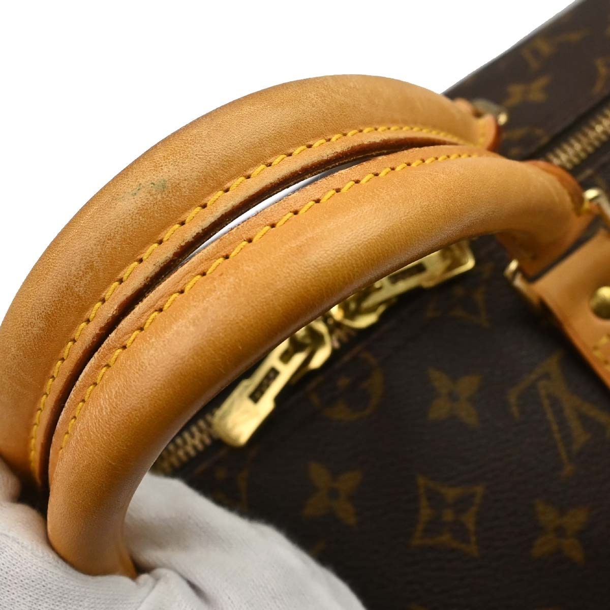 Louis Vuitton Keepall Bandouliere Monogram Canvas Brown Canvas Travel Bag Bag (Pre-Owned)