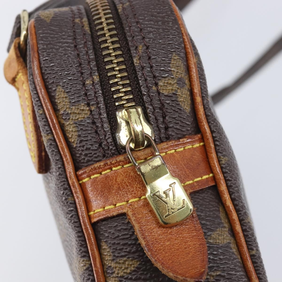 Louis Vuitton Pochette Marly Bandouliere Monogram Canvas Brown Canvas Handbag (Pre-Owned)