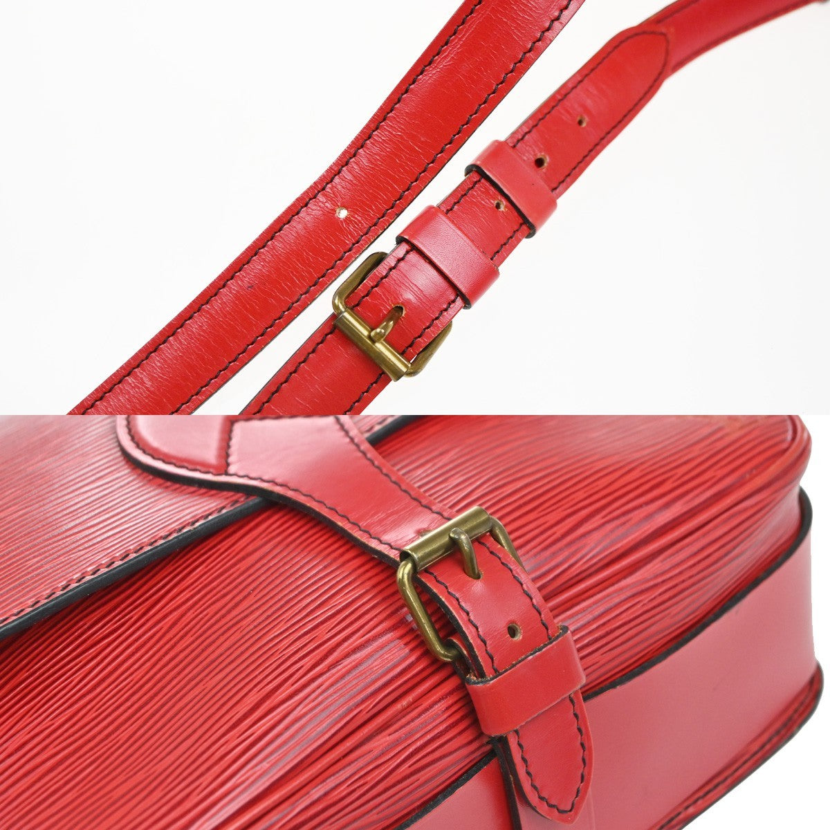 Louis Vuitton Cartouchiere Epi Leather Red Leather Shoulder Bag Bag (Pre-Owned)