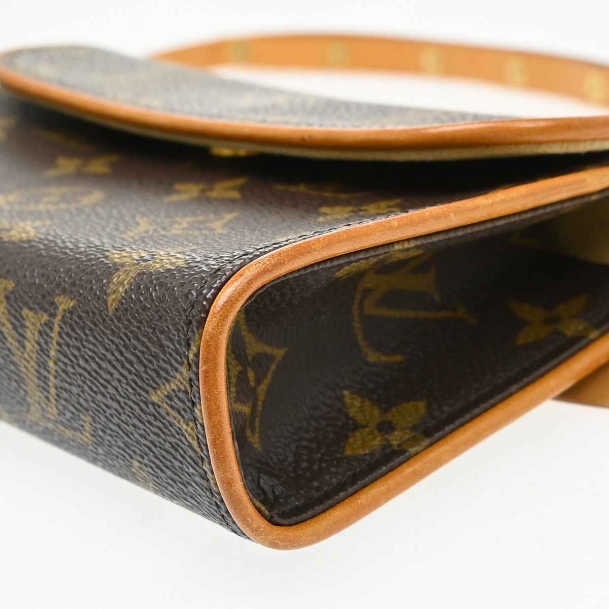 Louis Vuitton Florentine Waist Monogram Canvas Brown Canvas Clutche & Pouche Bag (Pre-Owned)