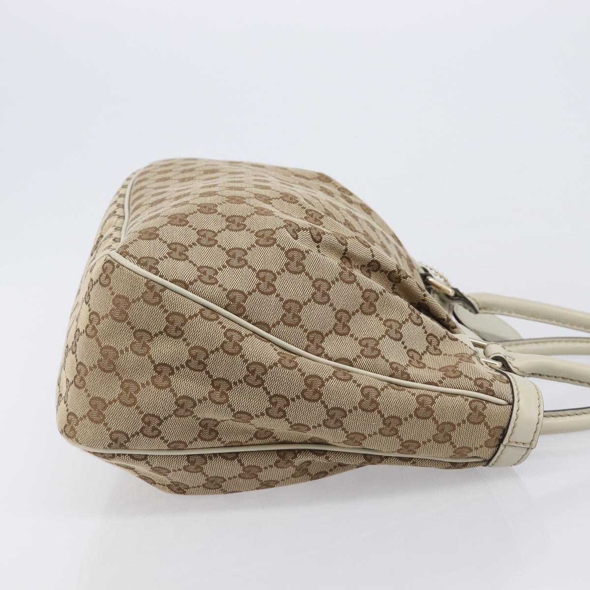 Gucci Sukey Top Handle Gg Canvas Beige Canvas Tote Bag Bag (Pre-Owned)