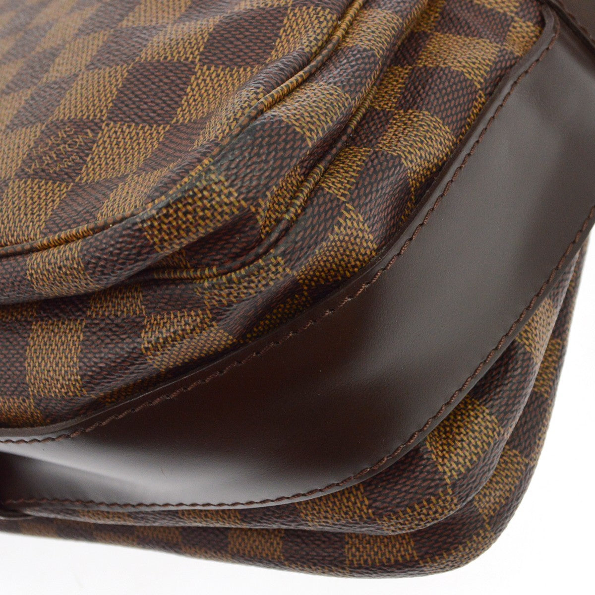 Louis Vuitton Naviglio Damier Ebene Brown Canvas Shoulder Bag Bag (Pre-Owned)