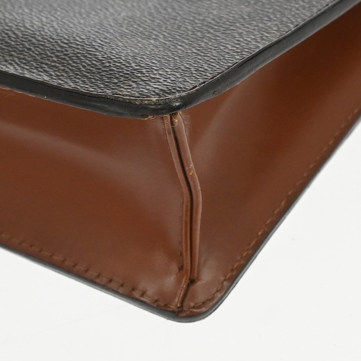 Louis Vuitton Pochette Homme Monogram Canvas Brown Canvas Clutche & Pouche Bag (Pre-Owned)