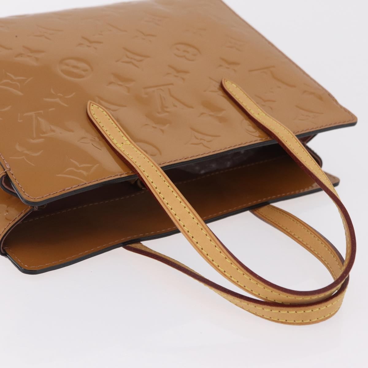 Louis Vuitton Catalina Monogram Vernis Brown Patent_Leather Handbag (Pre-Owned)
