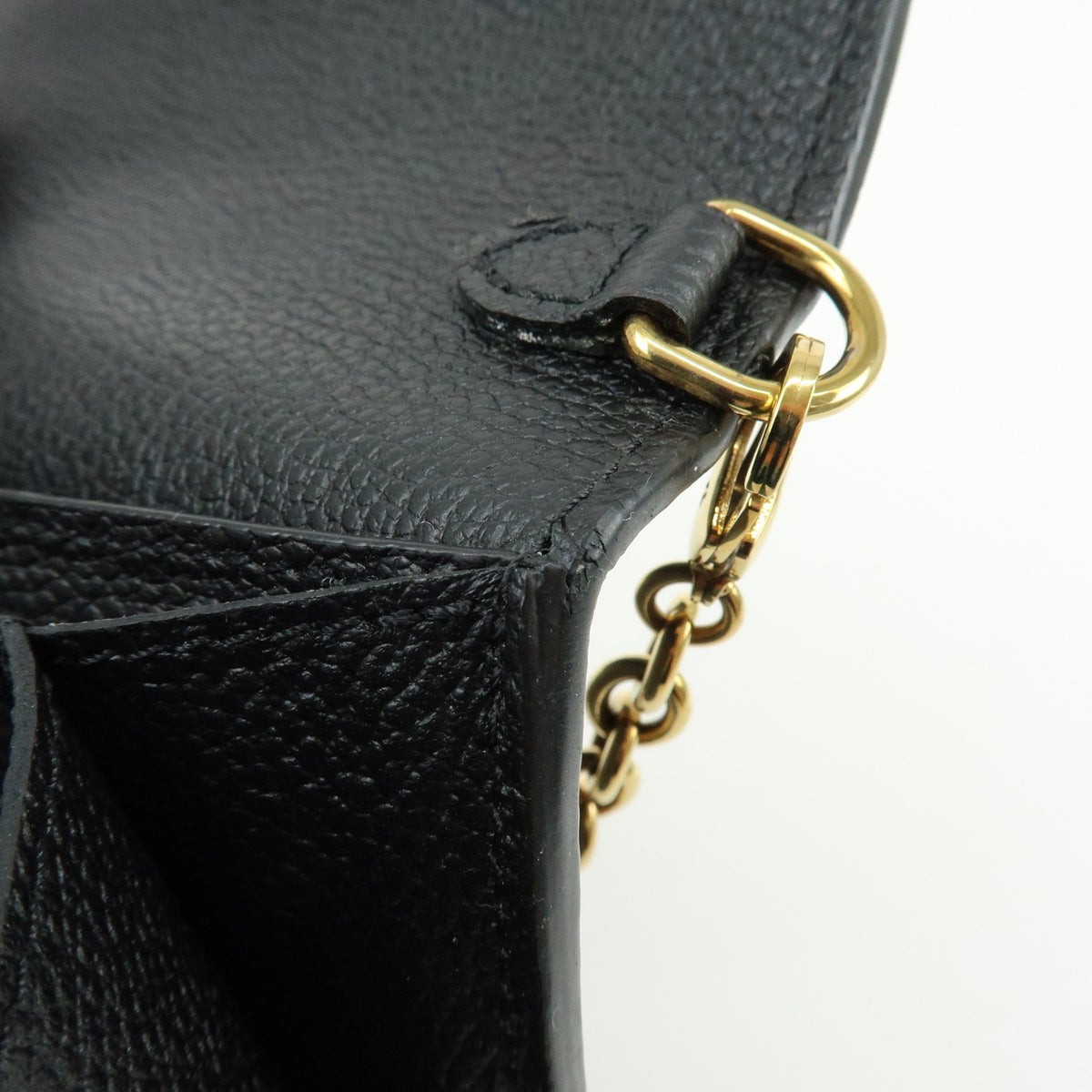 Louis Vuitton Vavin Chain Monogram Empreinte Leather Black Leather Crossbody Bag Bag (Pre-Owned)