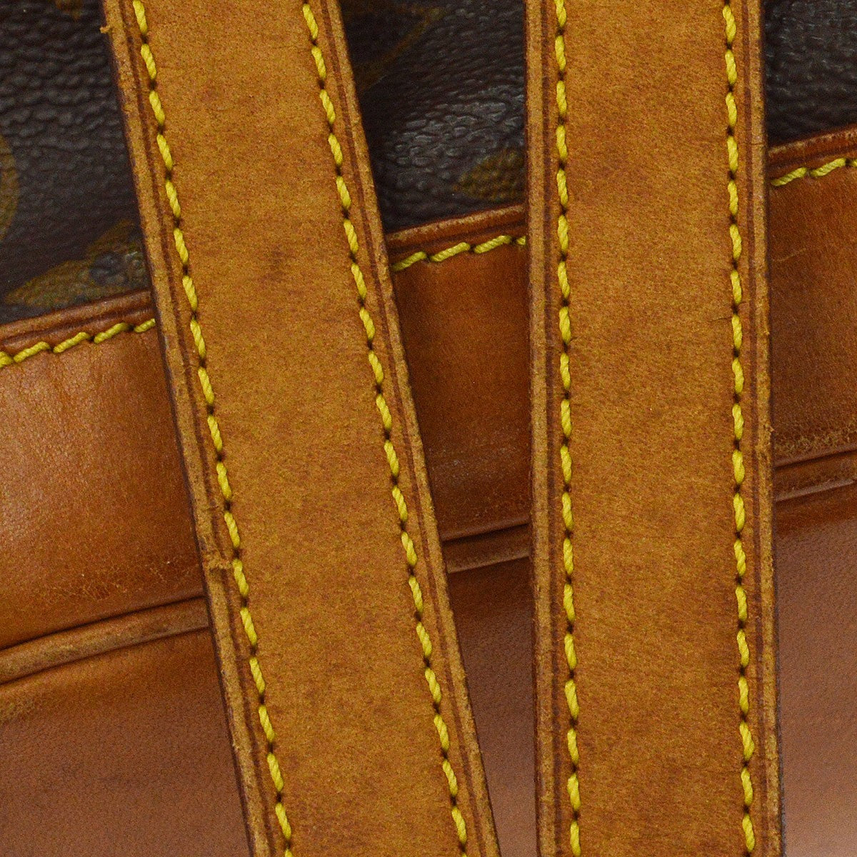 Louis Vuitton Vintage Montsouris Monogram Canvas Brown Canvas Backpack Bag (Pre-Owned)