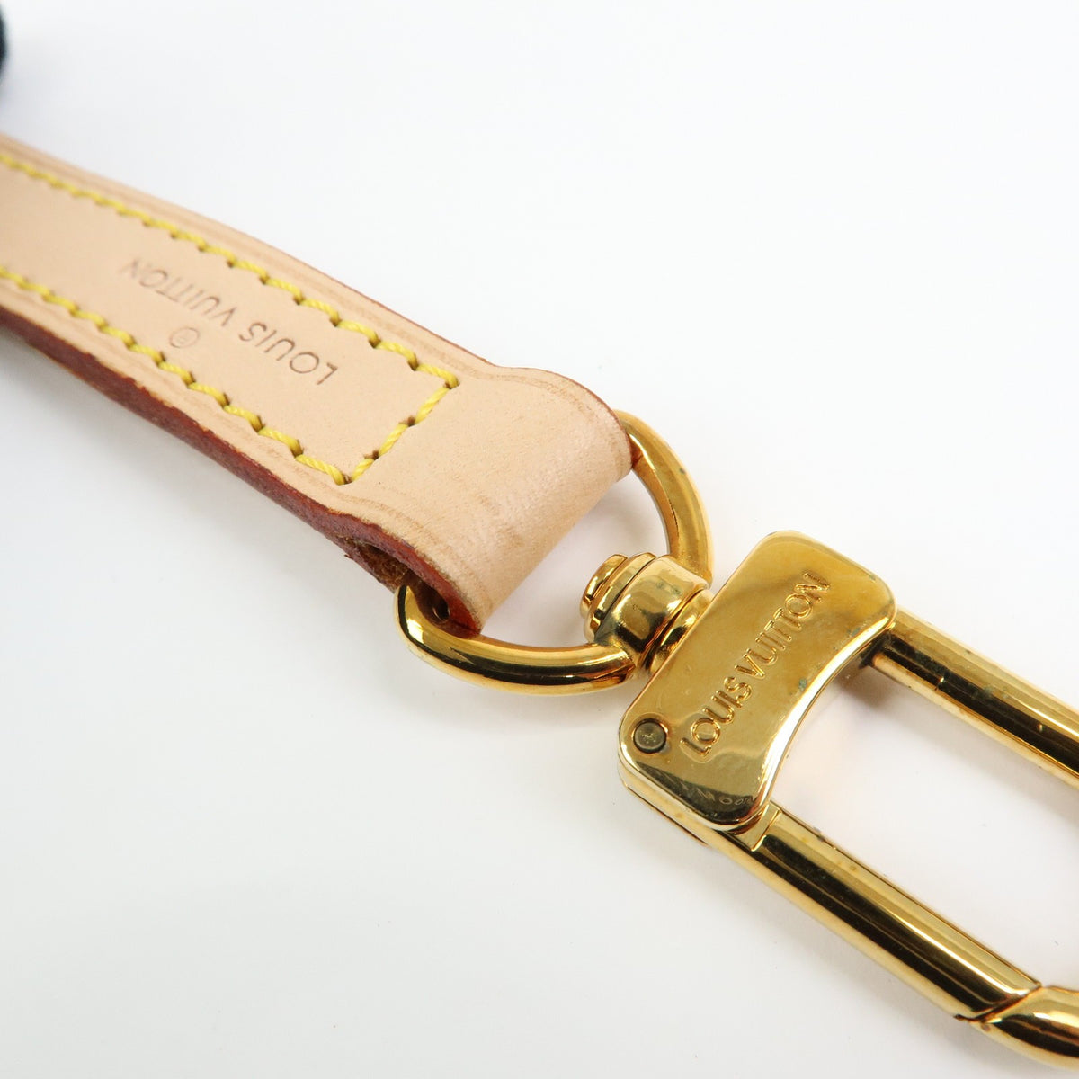 Louis Vuitton Croisette Shoulder Strap Leather Beige Leather Straps Accessory (Pre-Owned)