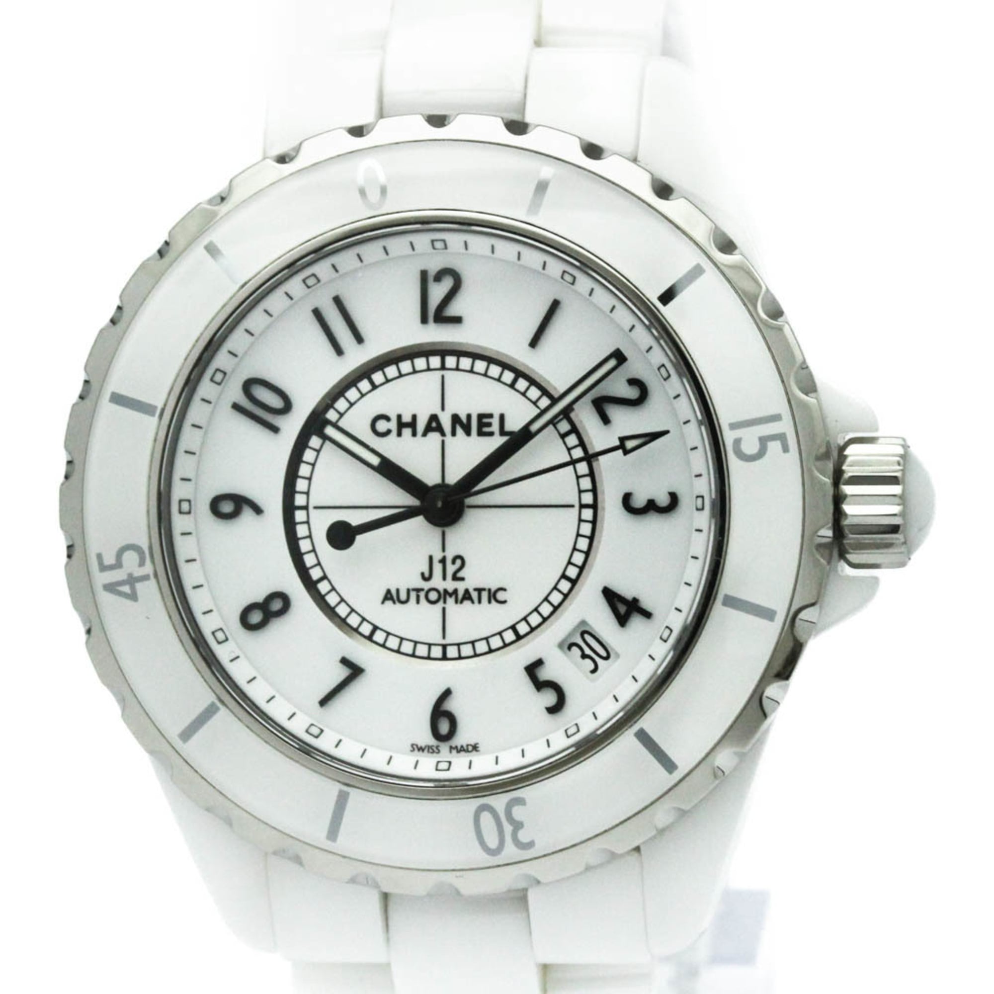 Chanel J12 Automatic Ceramic And Stainless Steel Watch (Pre-Owned)