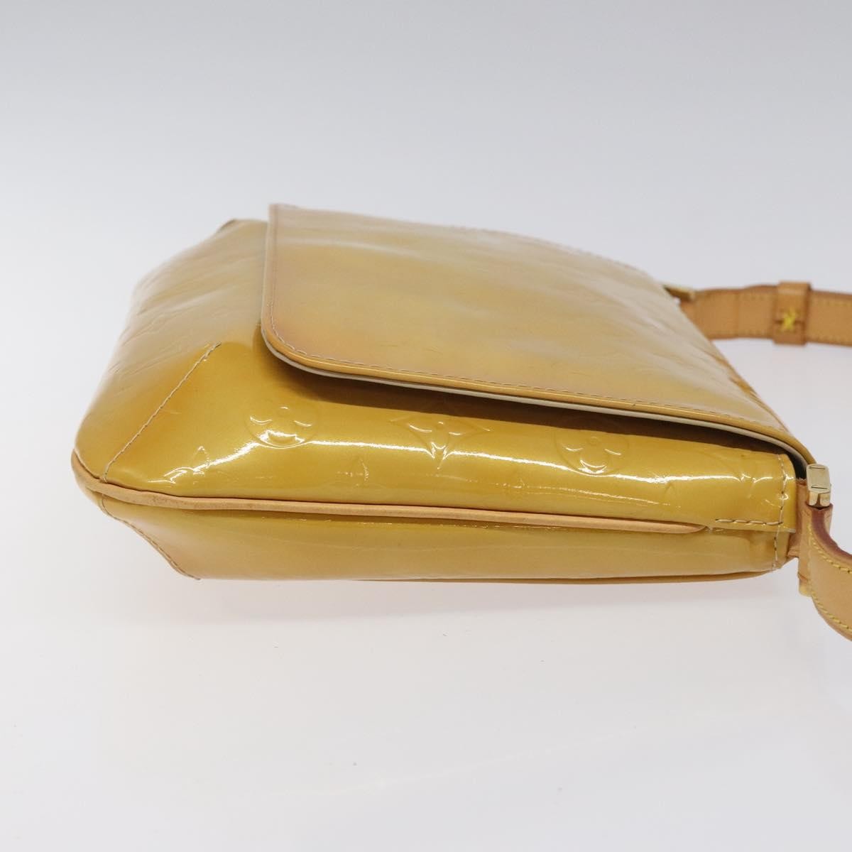 Louis Vuitton Thompson Street Monogram Vernis Beige Patent_Leather Shoulder Bag Bag (Pre-Owned)