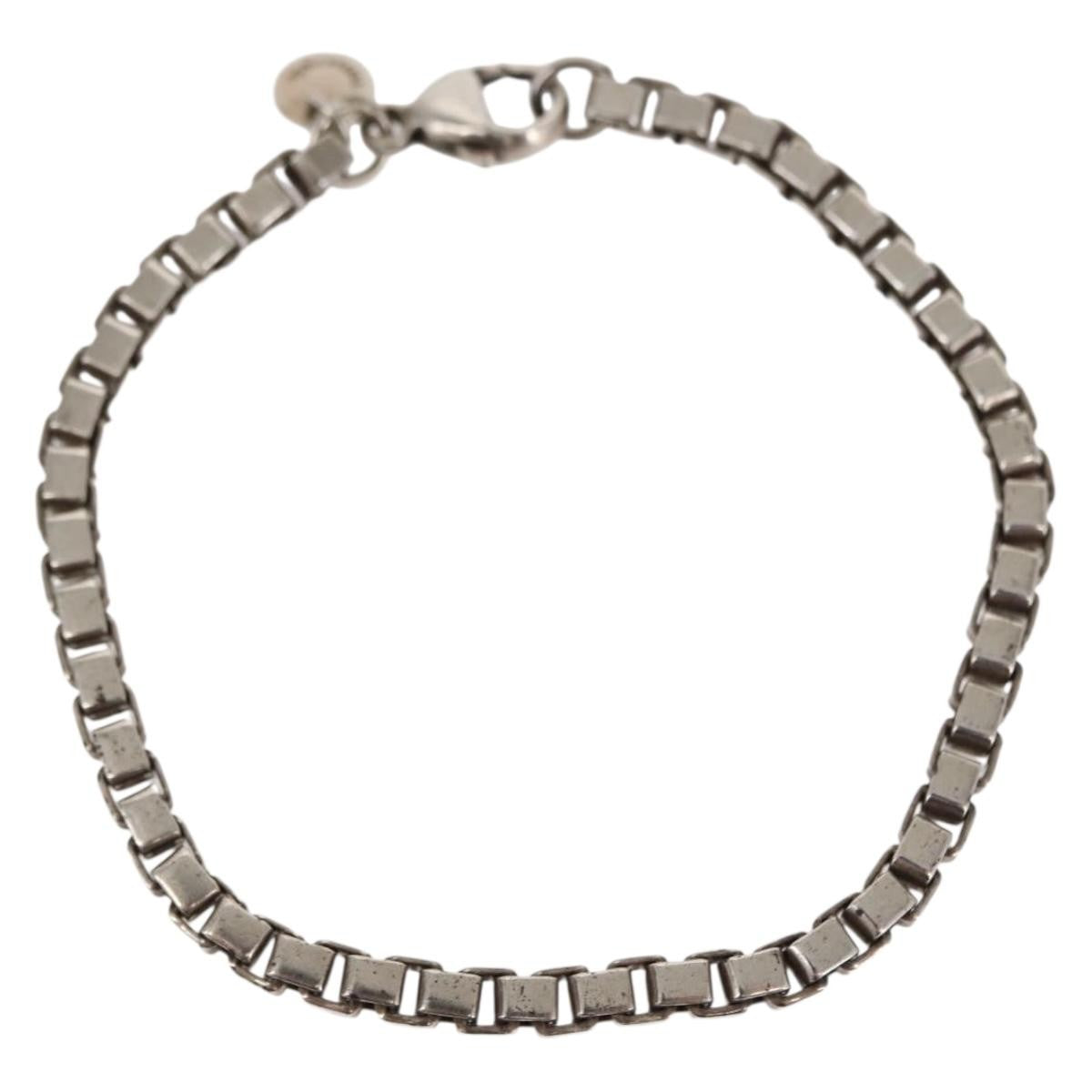 Tiffany & Co. Venetian Link Sterling Silver Silver Silver Bracelet Jewelry (Pre-Owned)
