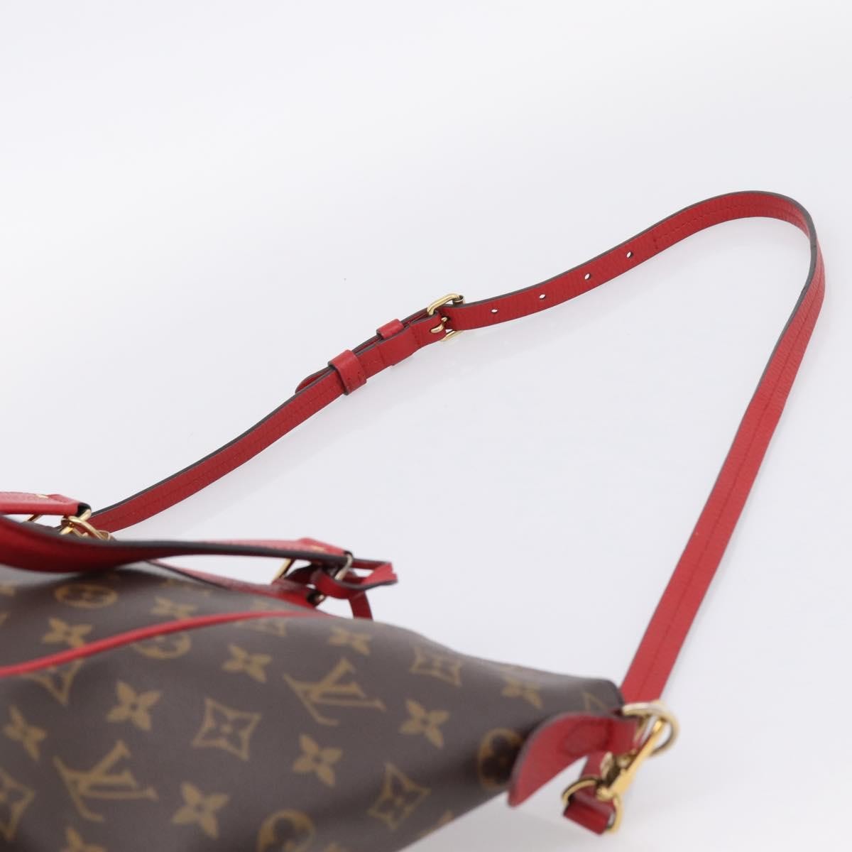 Louis Vuitton Estrela Nm Monogram Canvas With Leather Brown Canvas Handbag (Pre-Owned)