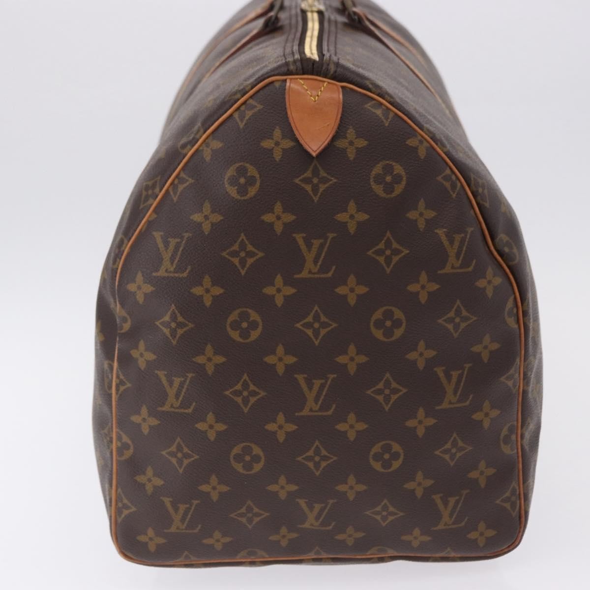 Louis Vuitton Keepall Monogram Canvas Brown Canvas Travel Bag Bag (Pre-Owned)