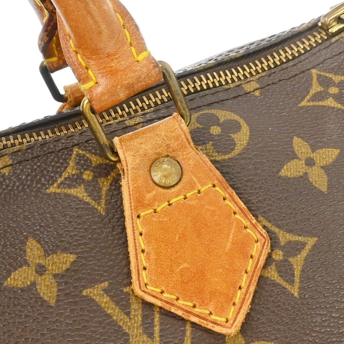 Louis Vuitton Speedy Monogram Canvas Brown Canvas Handbag (Pre-Owned)