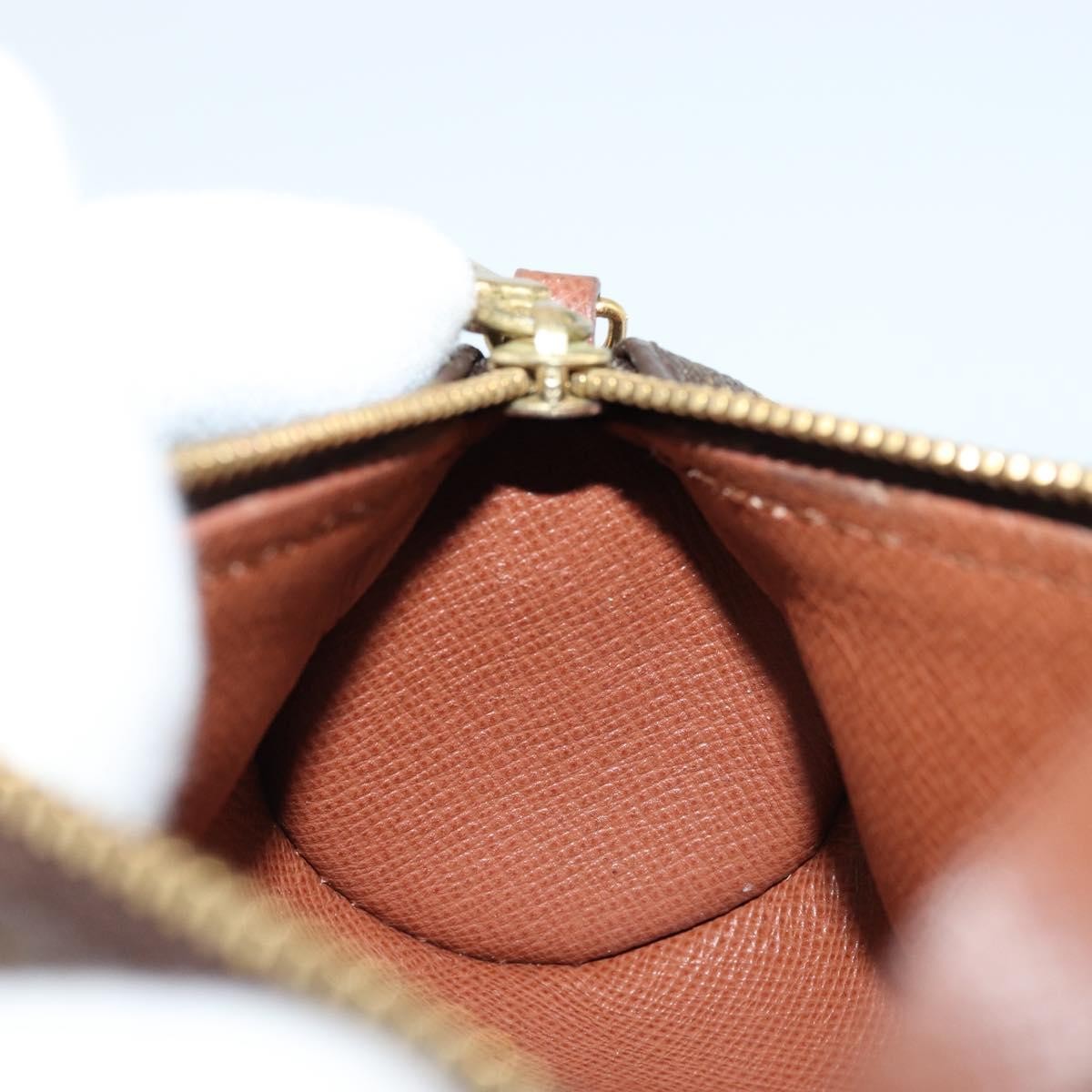 Louis Vuitton Papillon Pochette Monogram Canvas Brown Canvas Clutche & Pouche Bag (Pre-Owned)