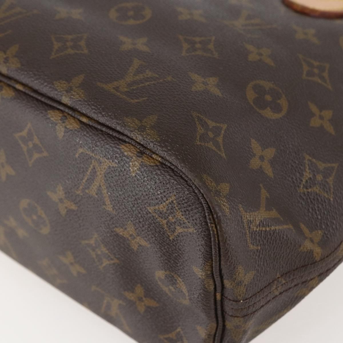 Louis Vuitton Neverfull Monogram Canvas Brown Canvas Tote Bag Bag (Pre-Owned)