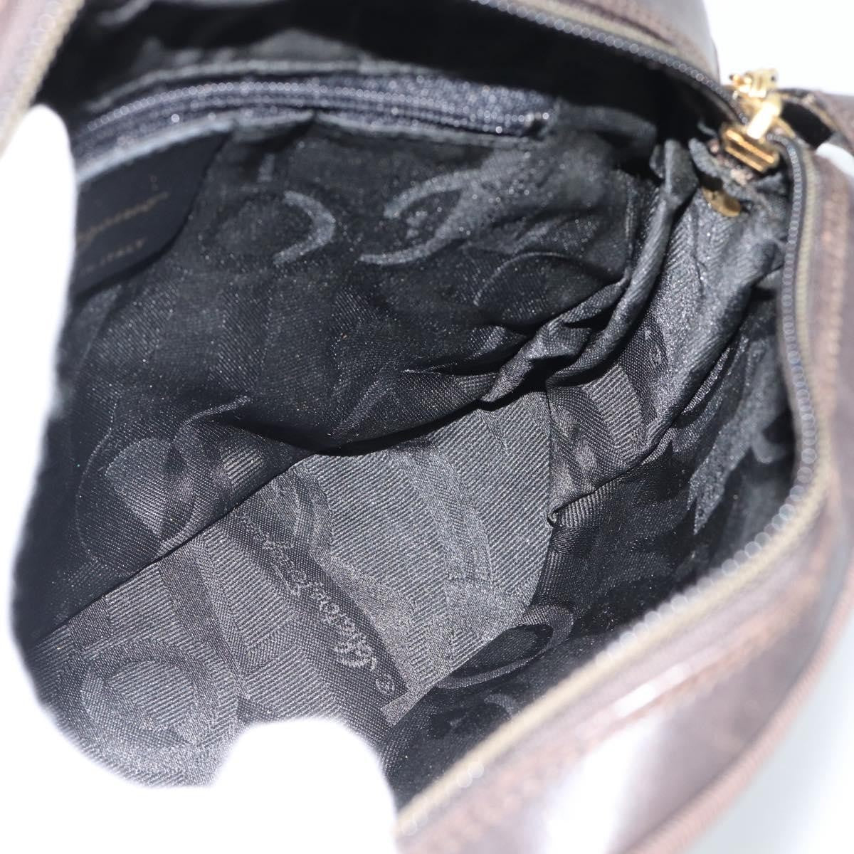Salvatore Ferragamo Vala Leather Brown Leather Shoulder Bag Bag (Pre-Owned)