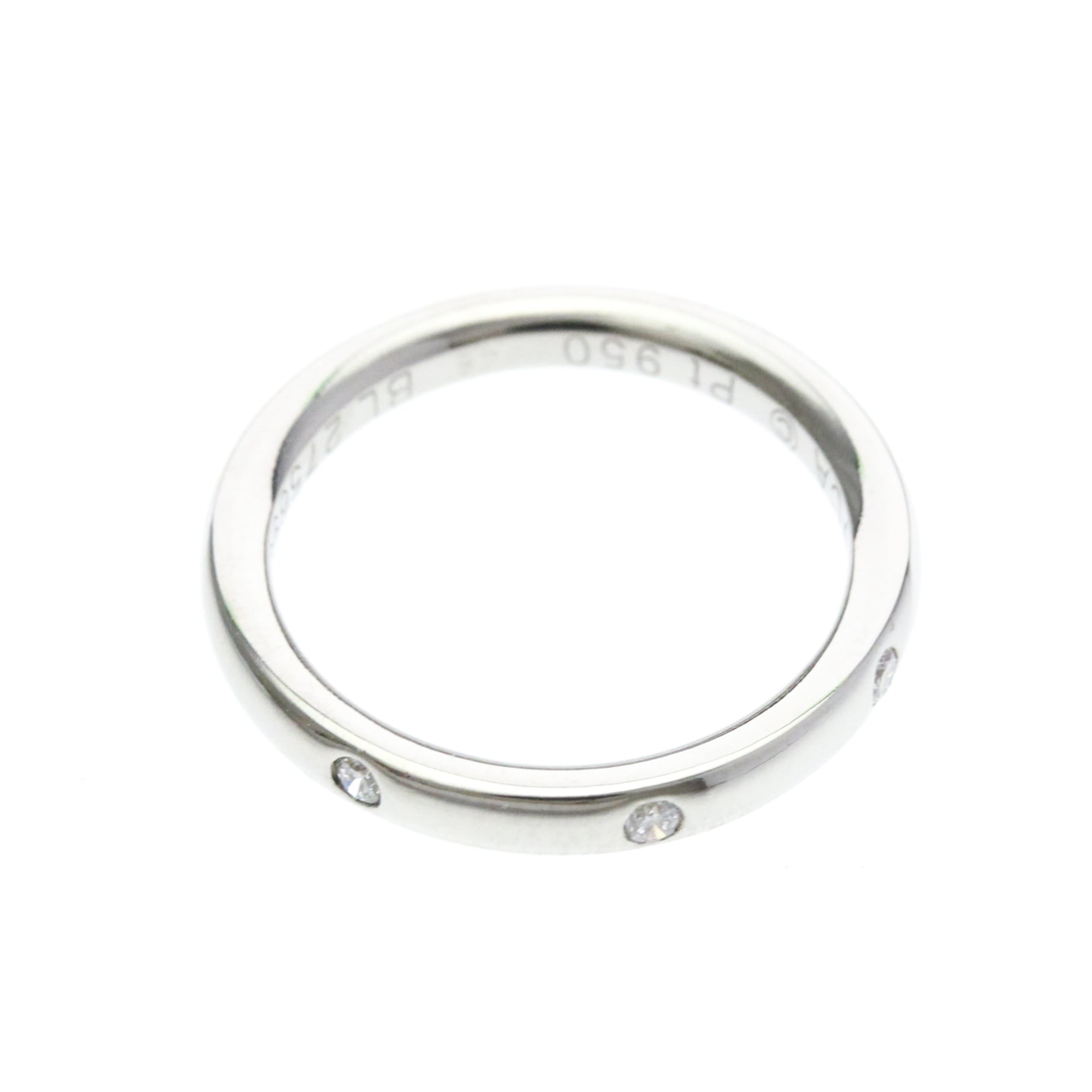 Van Cleef & Arpels Tendrement Wedding Band Platinum Silver Platinum Ring Jewelry (Pre-Owned)