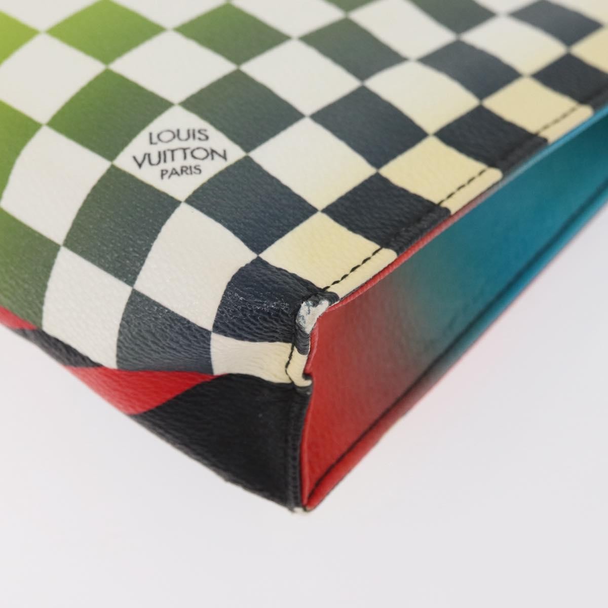 Louis Vuitton Toiletry Limited Edition Race Print Canvas Multicolour Canvas Clutche & Pouche Bag (Pre-Owned)