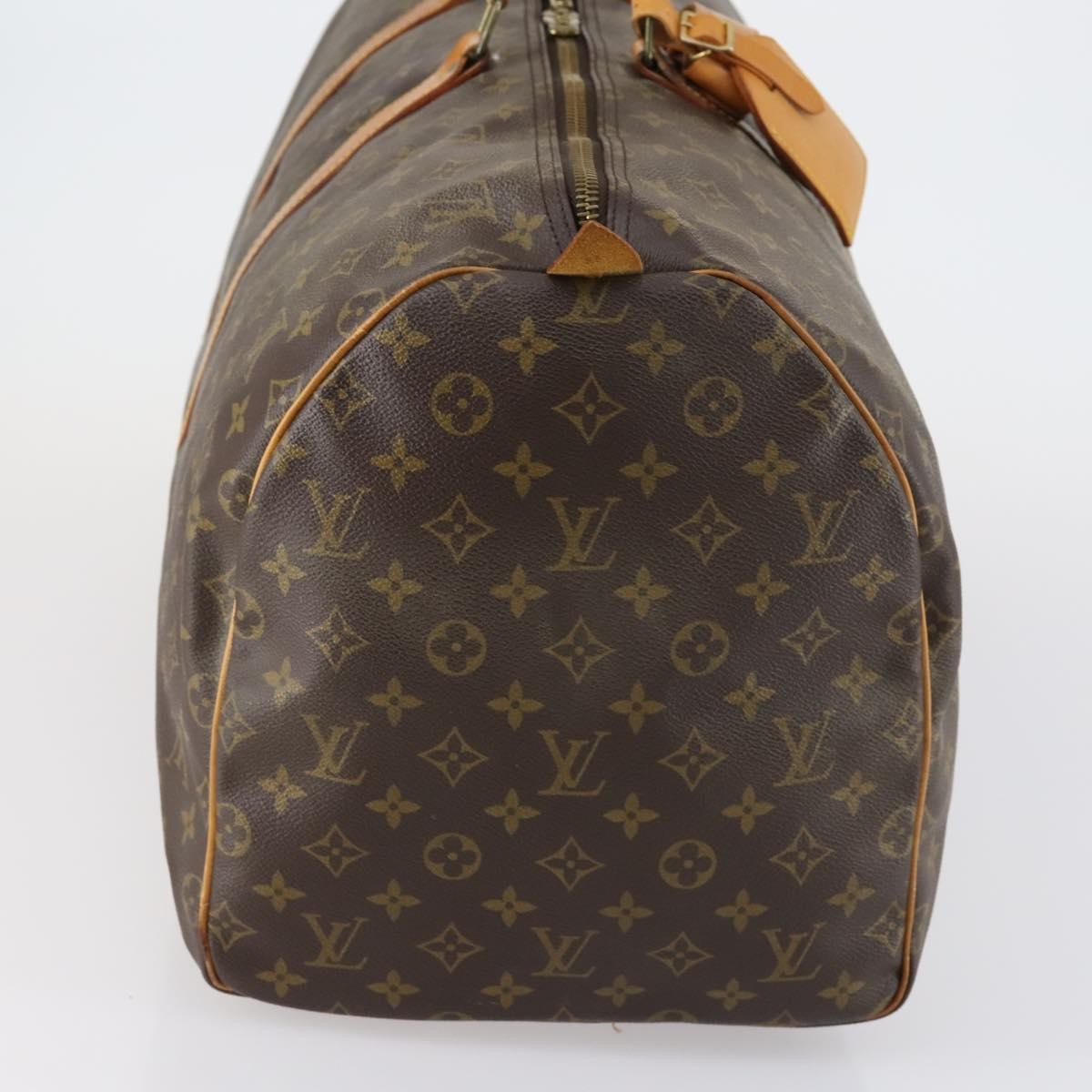 Louis Vuitton Keepall Monogram Canvas Brown Canvas Travel Bag Bag (Pre-Owned)