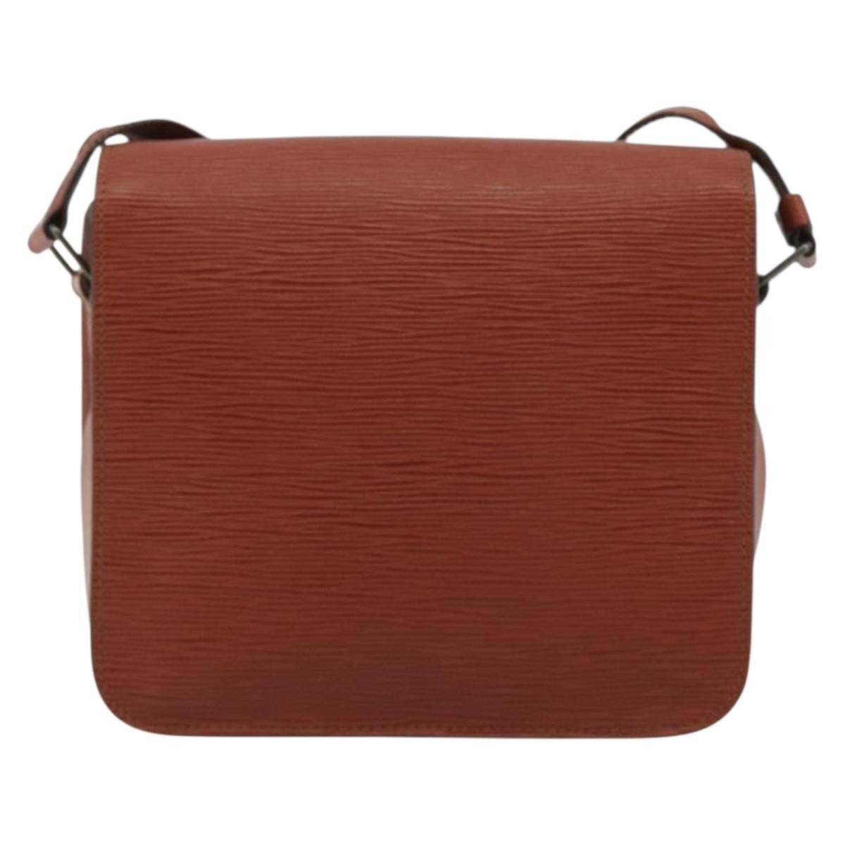 Louis Vuitton Cartouchiere Epi Leather Brown Leather Shoulder Bag Bag (Pre-Owned)