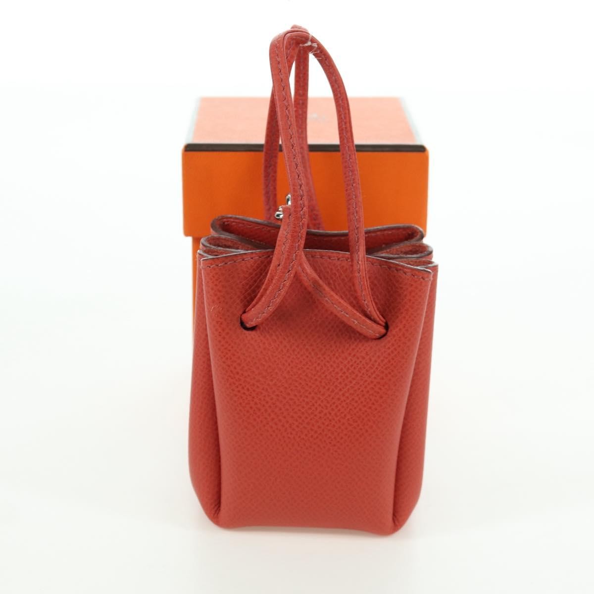 Hermes Vespa Leather Red Leather Clutche & Pouche Bag (Pre-Owned)