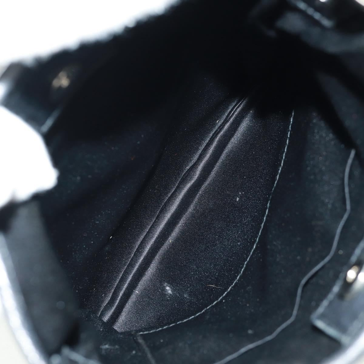 Saint Laurent Vintage Canvas Black Canvas Handbag (Pre-Owned)