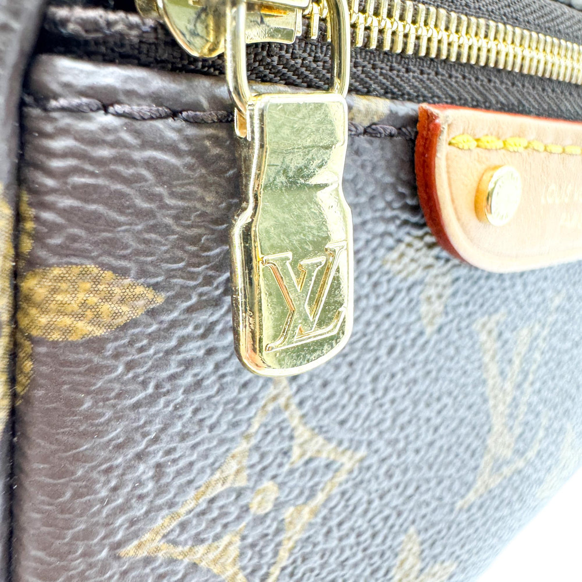 Louis Vuitton Bum Monogram Canvas Brown Canvas Clutche & Pouche Bag (Pre-Owned)