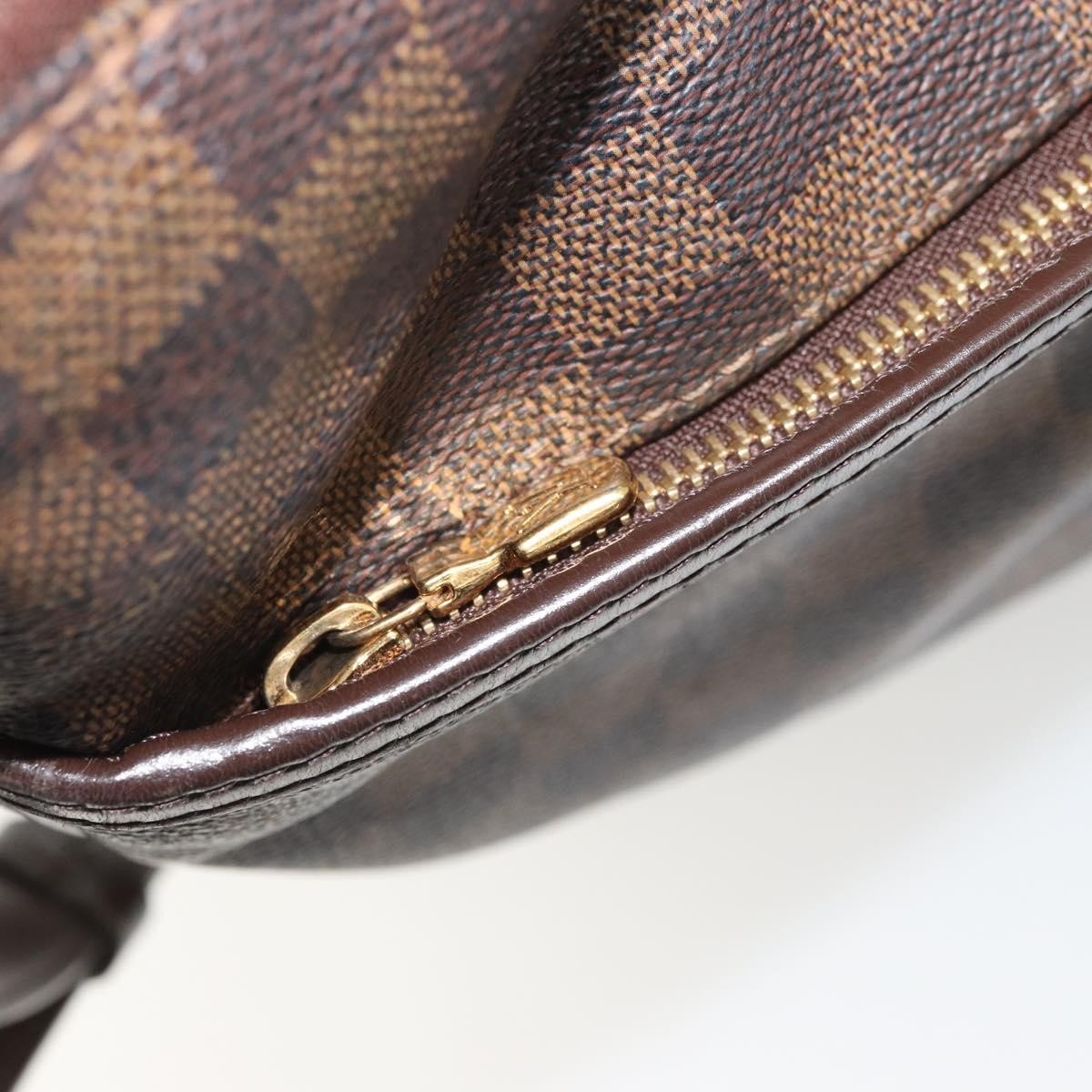 Louis Vuitton Bloomsbury Damier Ebene Brown Canvas Handbag (Pre-Owned)