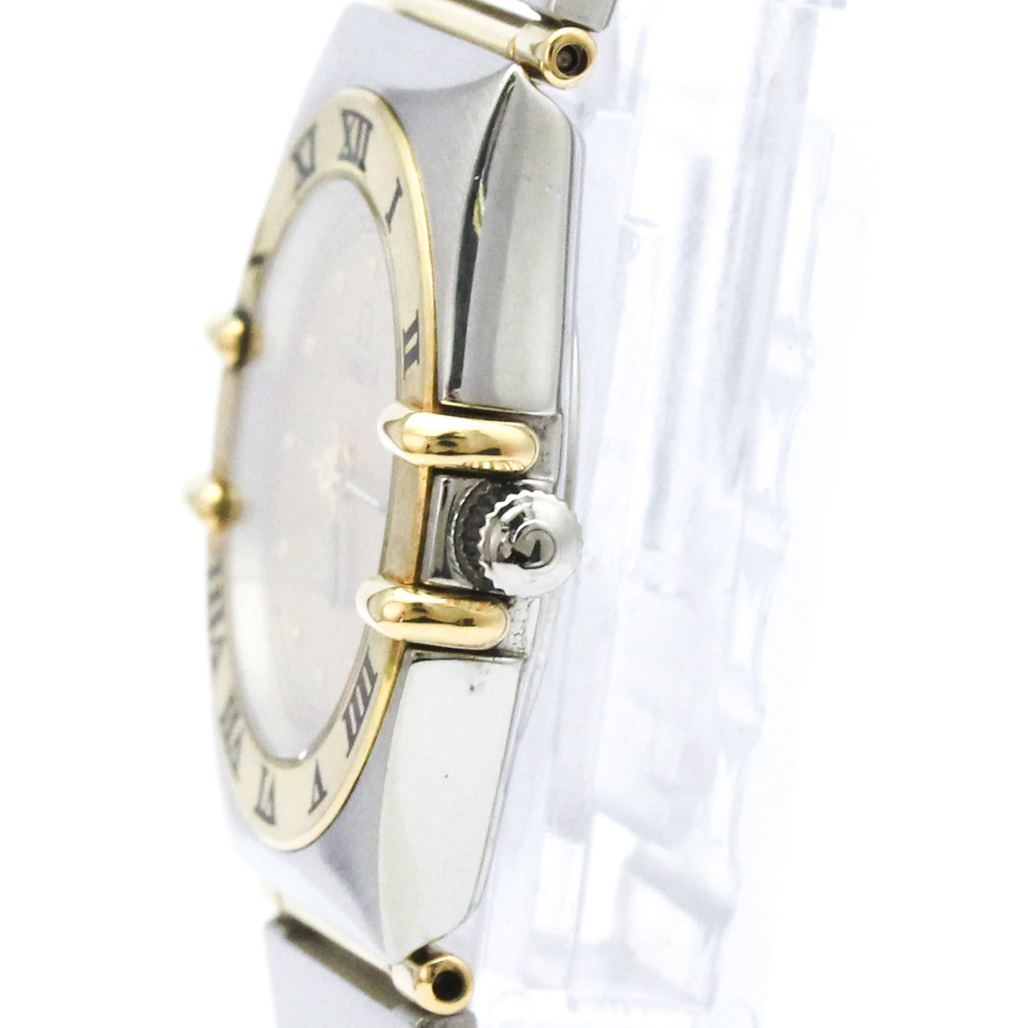 Omega Constellation Quartz Stainless Steel And Yellow Gold Watch (Pre-Owned)