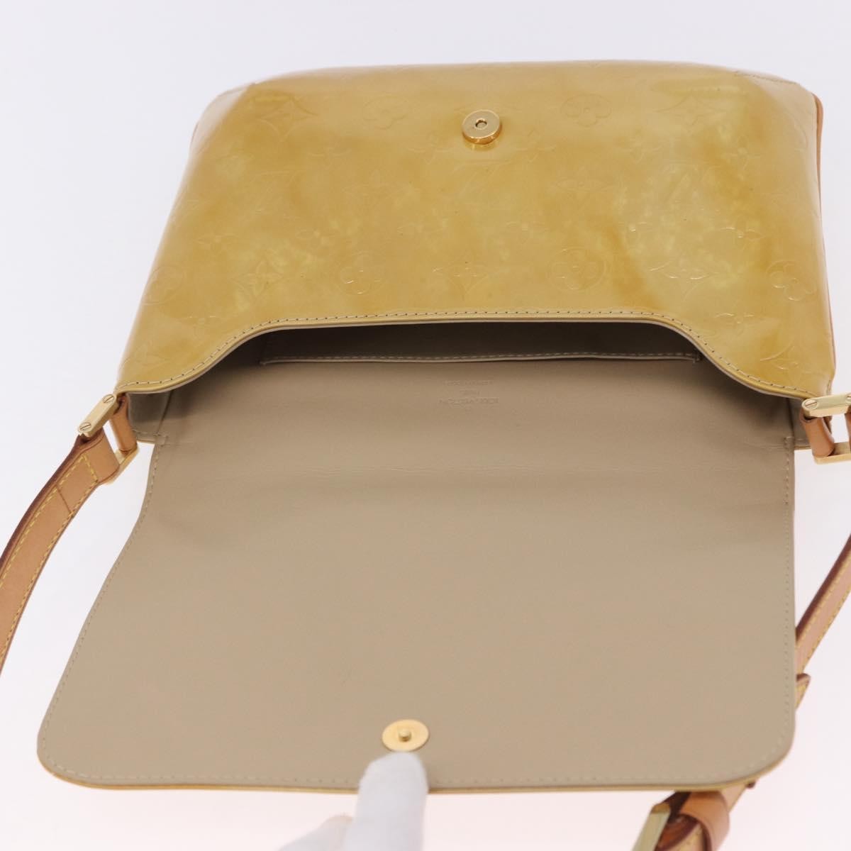 Louis Vuitton Thompson Street Monogram Vernis Yellow Patent_Leather Shoulder Bag Bag (Pre-Owned)