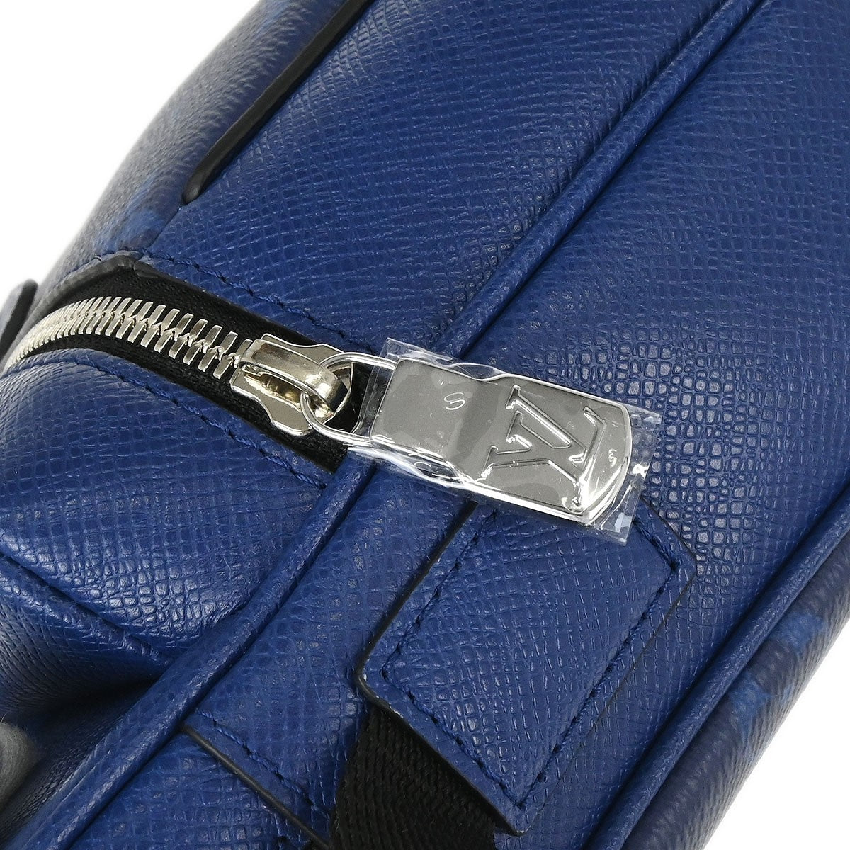 Louis Vuitton Outdoor Bumbag Monogram Taigarama Blue Leather Shoulder Bag Bag (Pre-Owned)