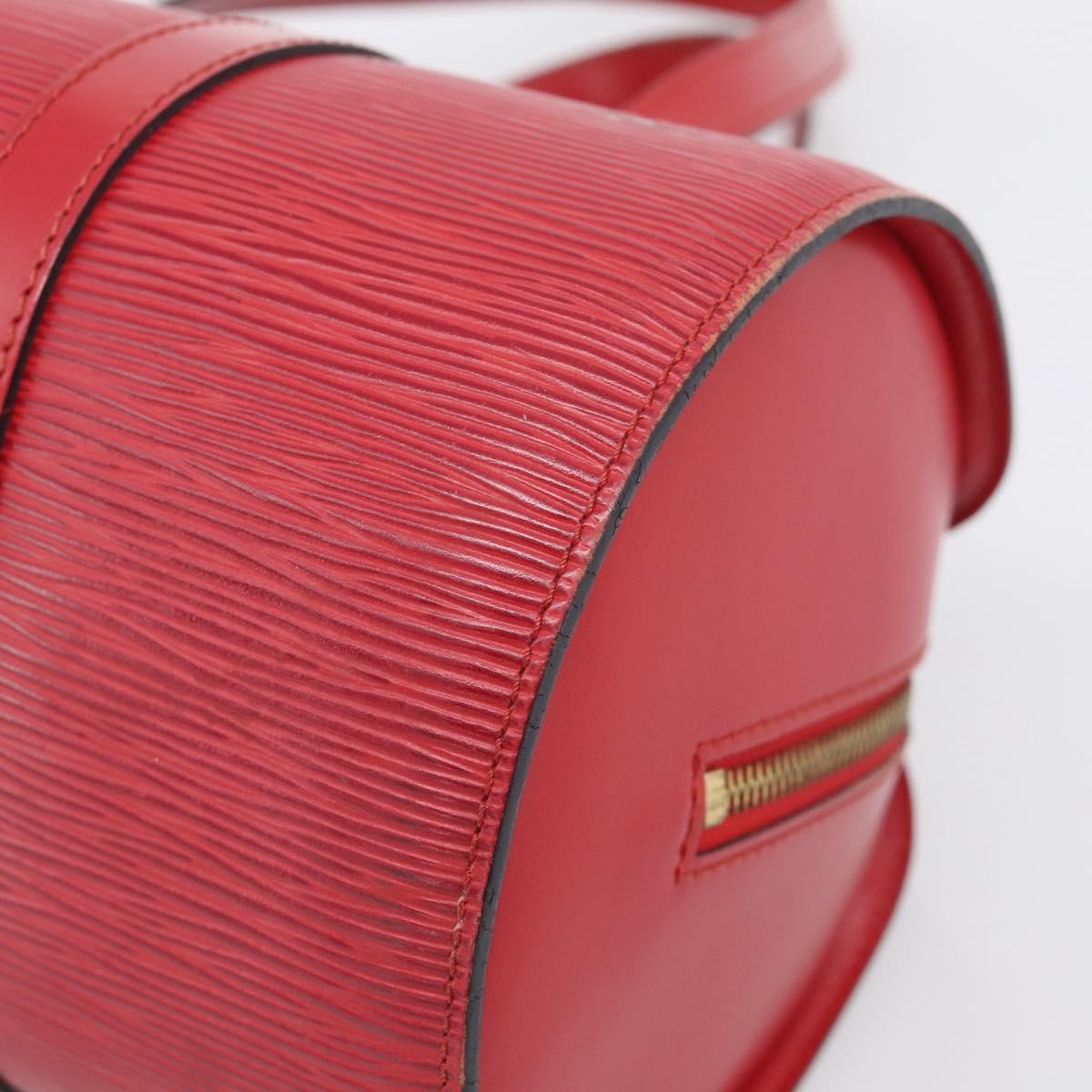 Louis Vuitton Soufflot Epi Leather Red Leather Tote Bag Bag (Pre-Owned)