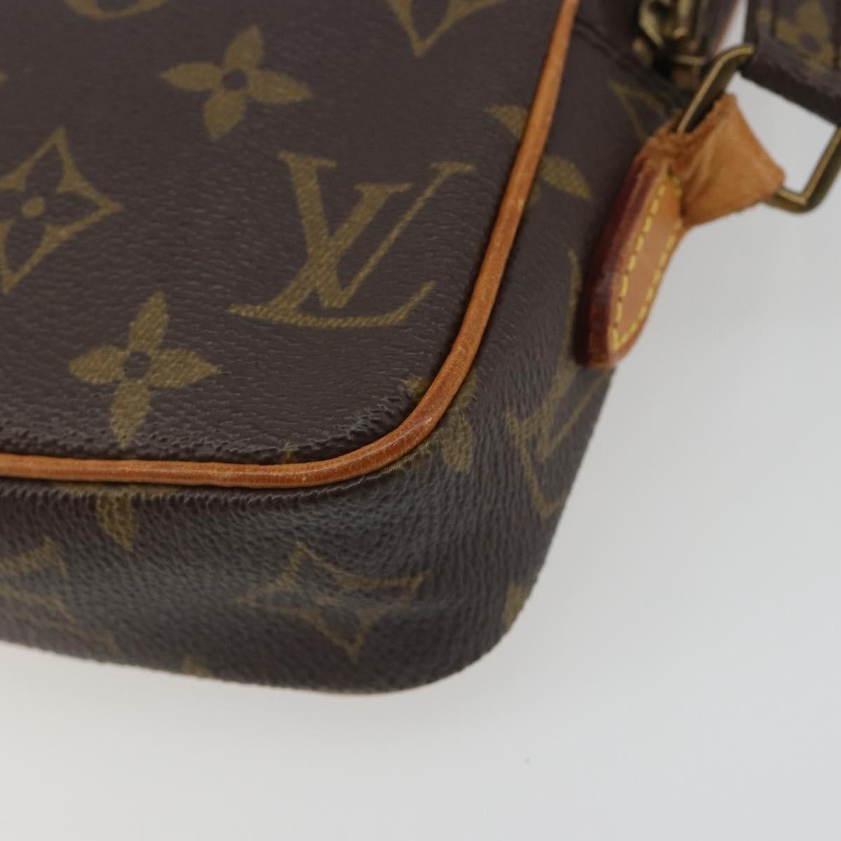 Louis Vuitton Danube Limited Edition Comic Trunk Printed Monogram Eclipse Canvas Brown Canvas Shoulder Bag Bag (Pre-Owned)