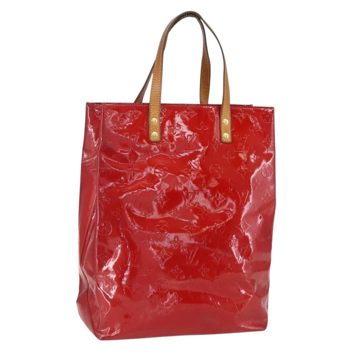 Louis Vuitton Reade Monogram Vernis Red Patent_Leather Handbag (Pre-Owned)