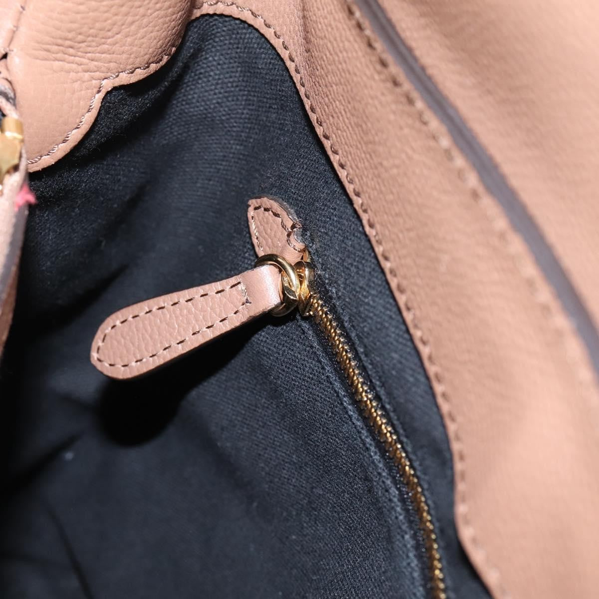 Burberry Camberley Top Handle Leather Brown Leather Shoulder Bag Bag (Pre-Owned)