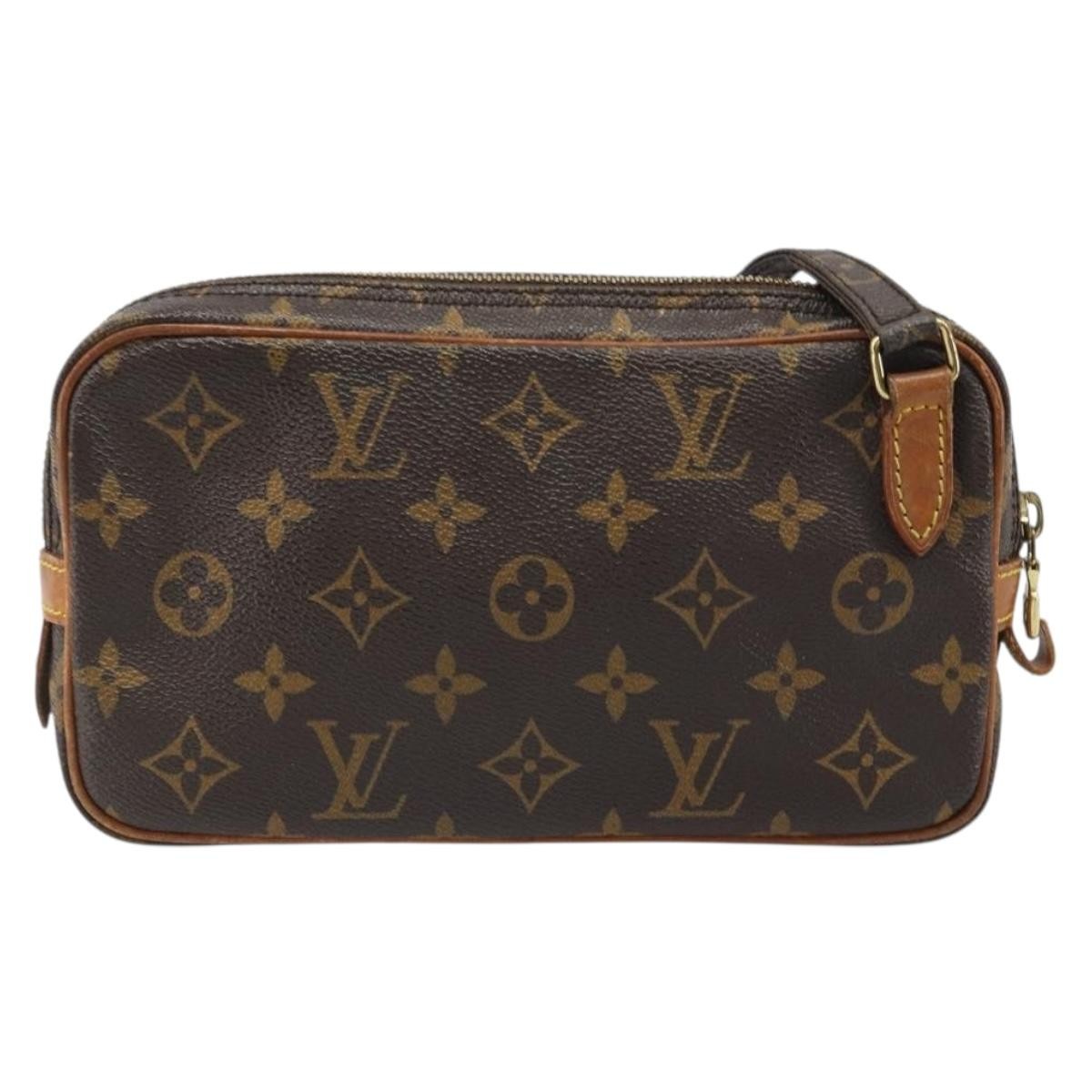 Louis Vuitton Pochette Marly Bandouliere Monogram Canvas Brown Canvas Shoulder Bag Bag (Pre-Owned)