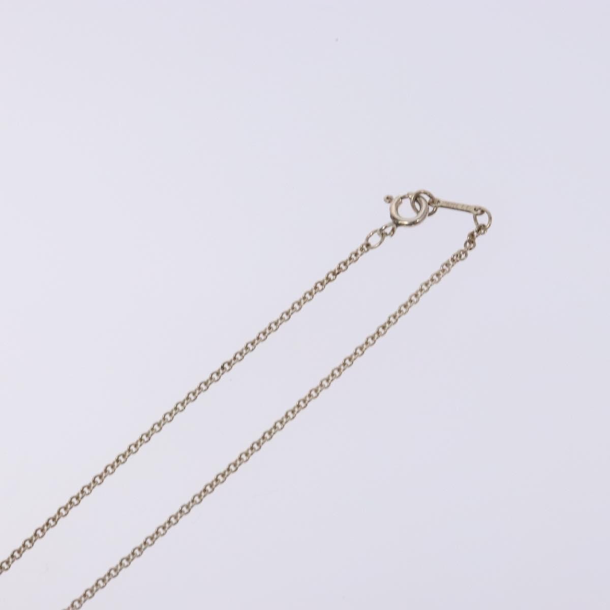 Tiffany & Co. Elsa Peretti Open Heart Pendant Sterling Silver Silver Silver Necklace Jewelry (Pre-Owned)
