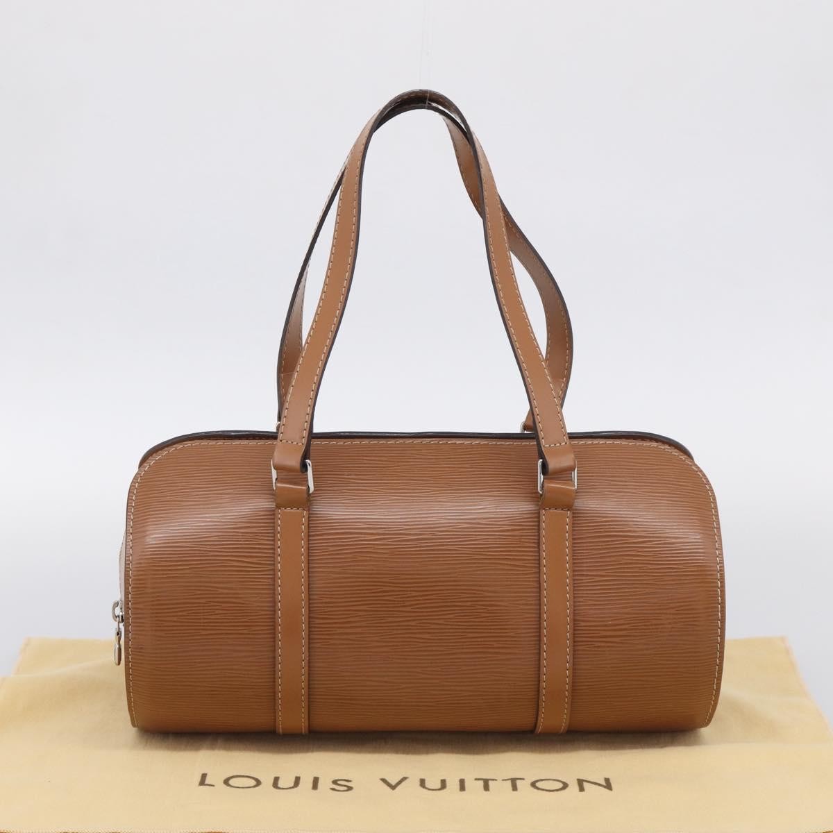 Louis Vuitton Soufflot Epi Leather Brown Leather Tote Bag Bag (Pre-Owned)