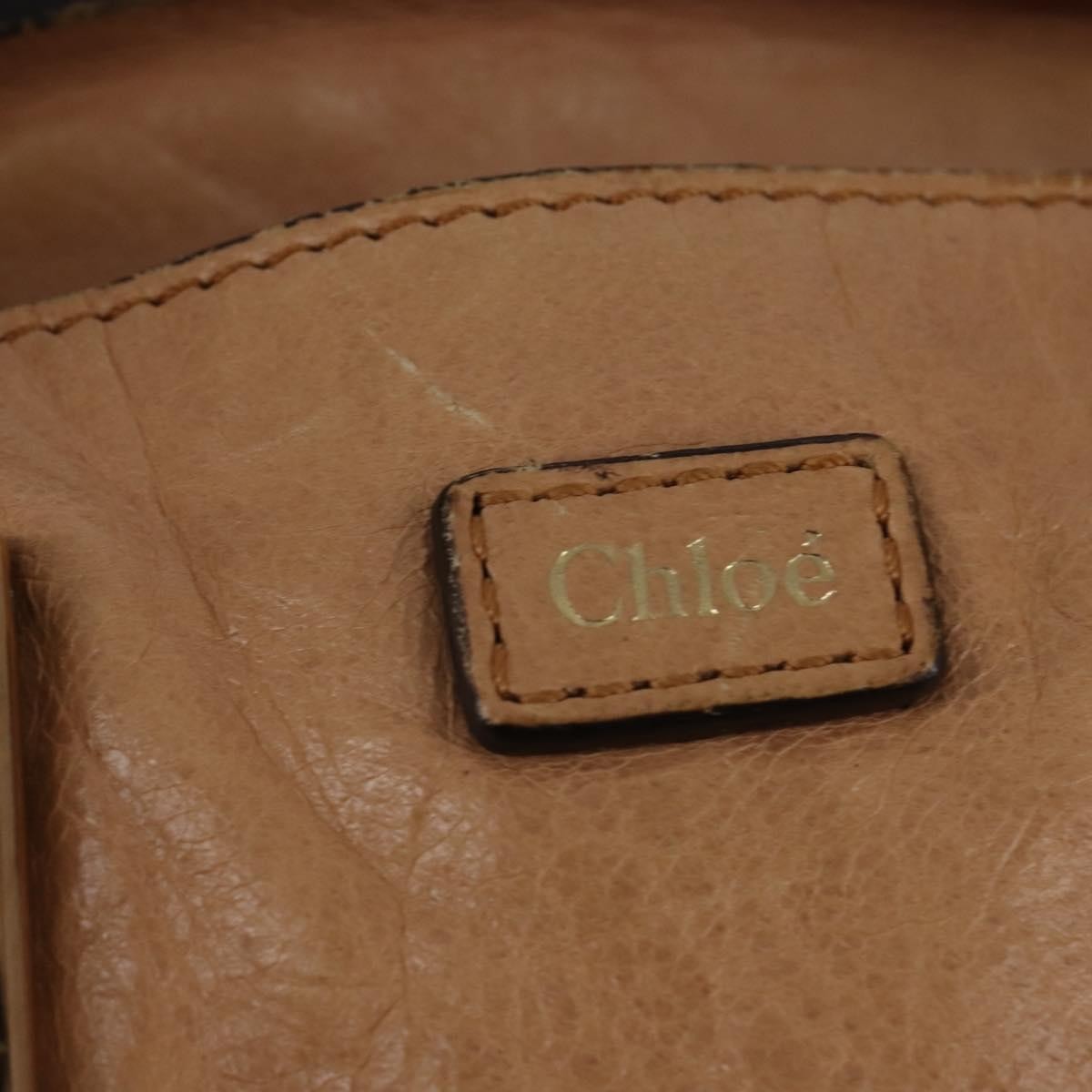 Chloe Ethel Leather Beige Leather Handbag (Pre-Owned)